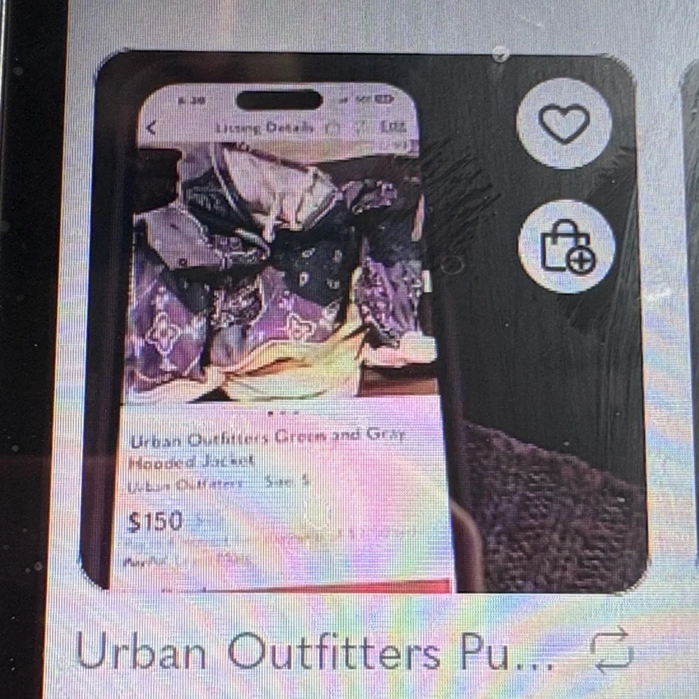 Urban Outfitters Smartphone with Black and Silver Design